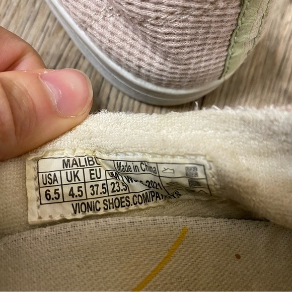 Vionic Beach Blush Pink Slip on Shoes size 6.5 - Picture 7 of 8